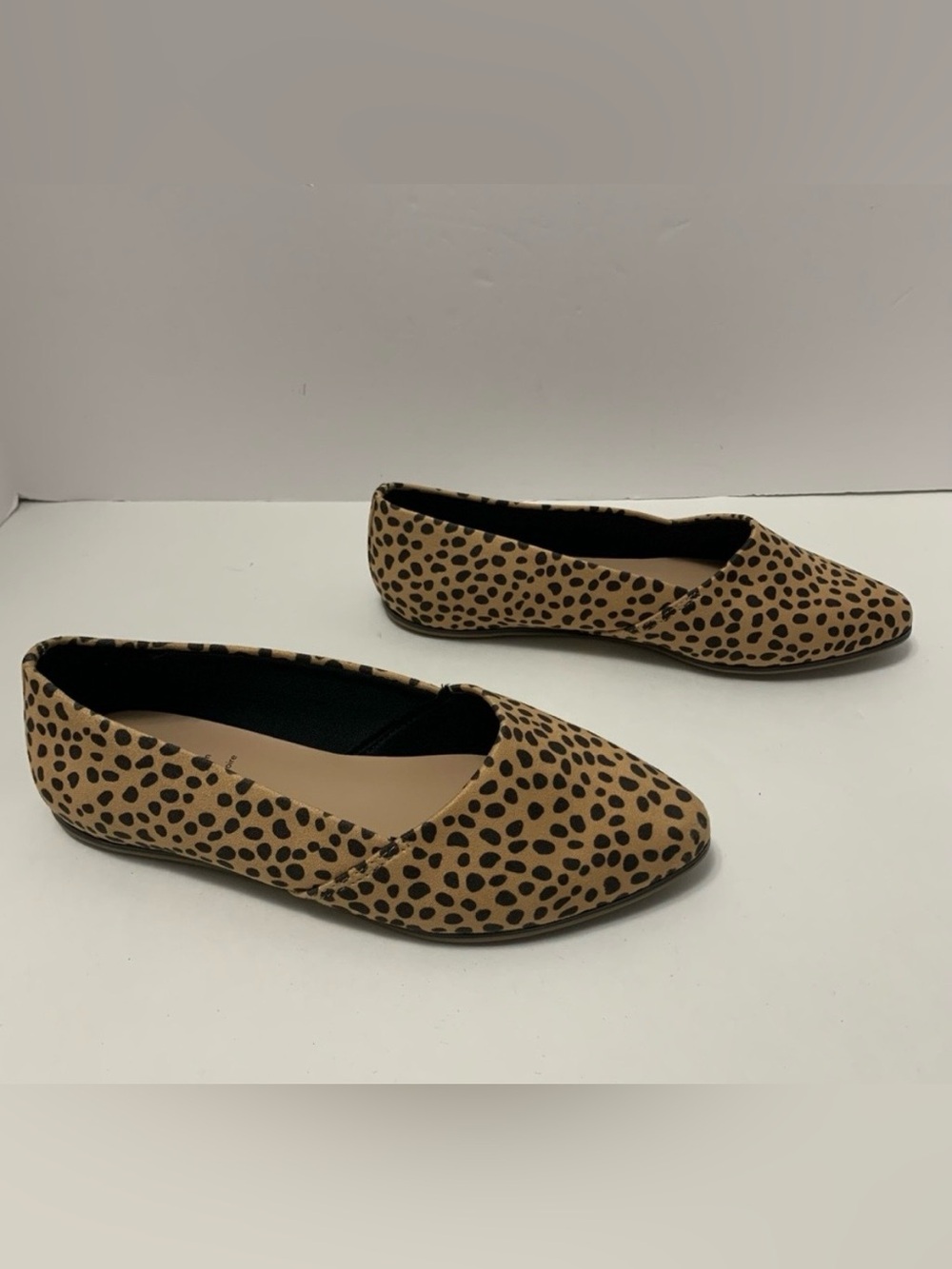 PENNINGTONS wide leopard print ballet flat Addition Elle shoes size 6 wide width